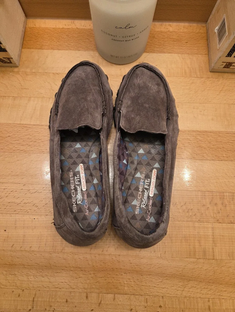 Skechers Women's Bikers-Roamer Slip-on Loafers Brown Suede Size 9
